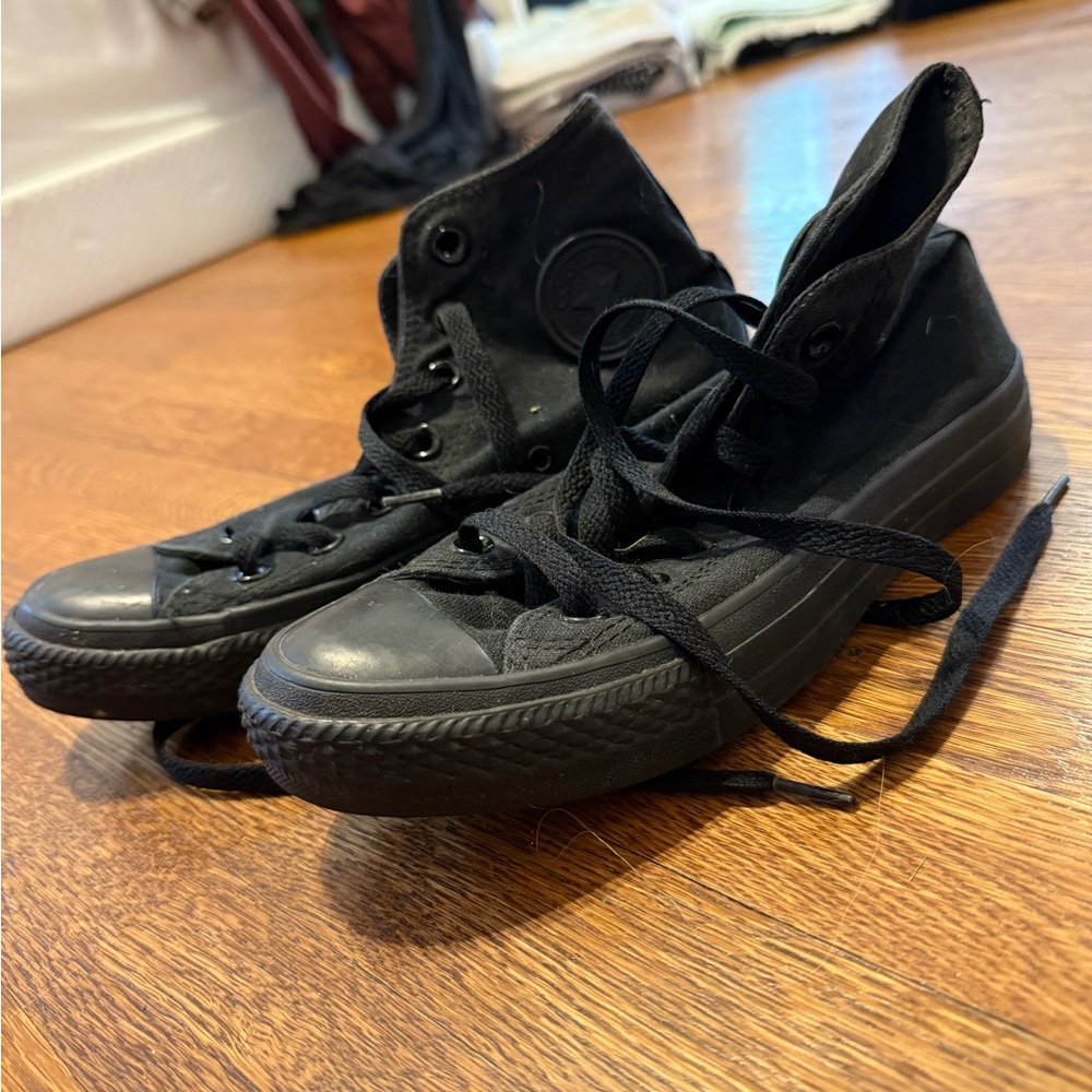 Converse All Star High Top Sneakers in Black
